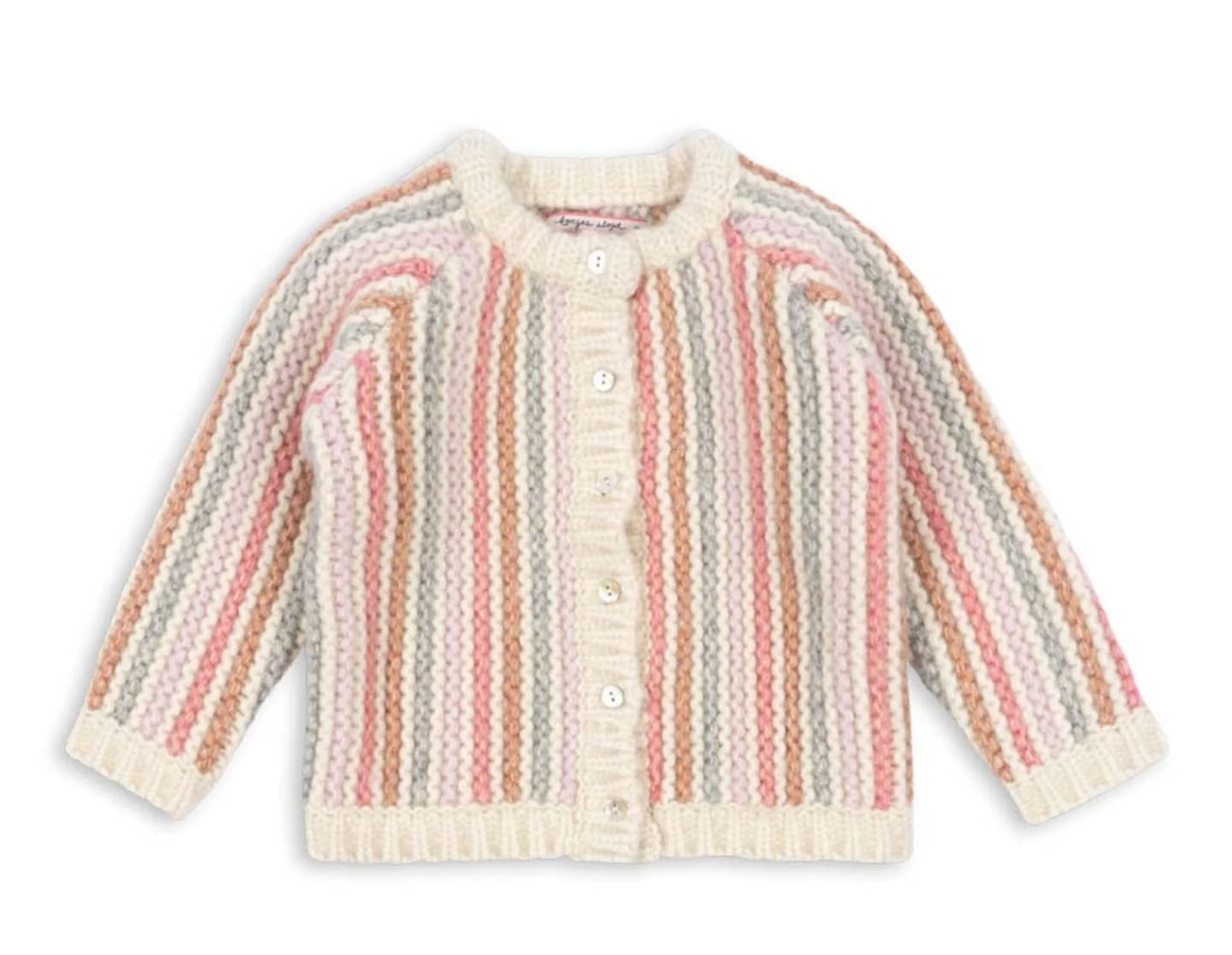 Kiri Rose Stripe Cardigan - Konges Slojd FW25