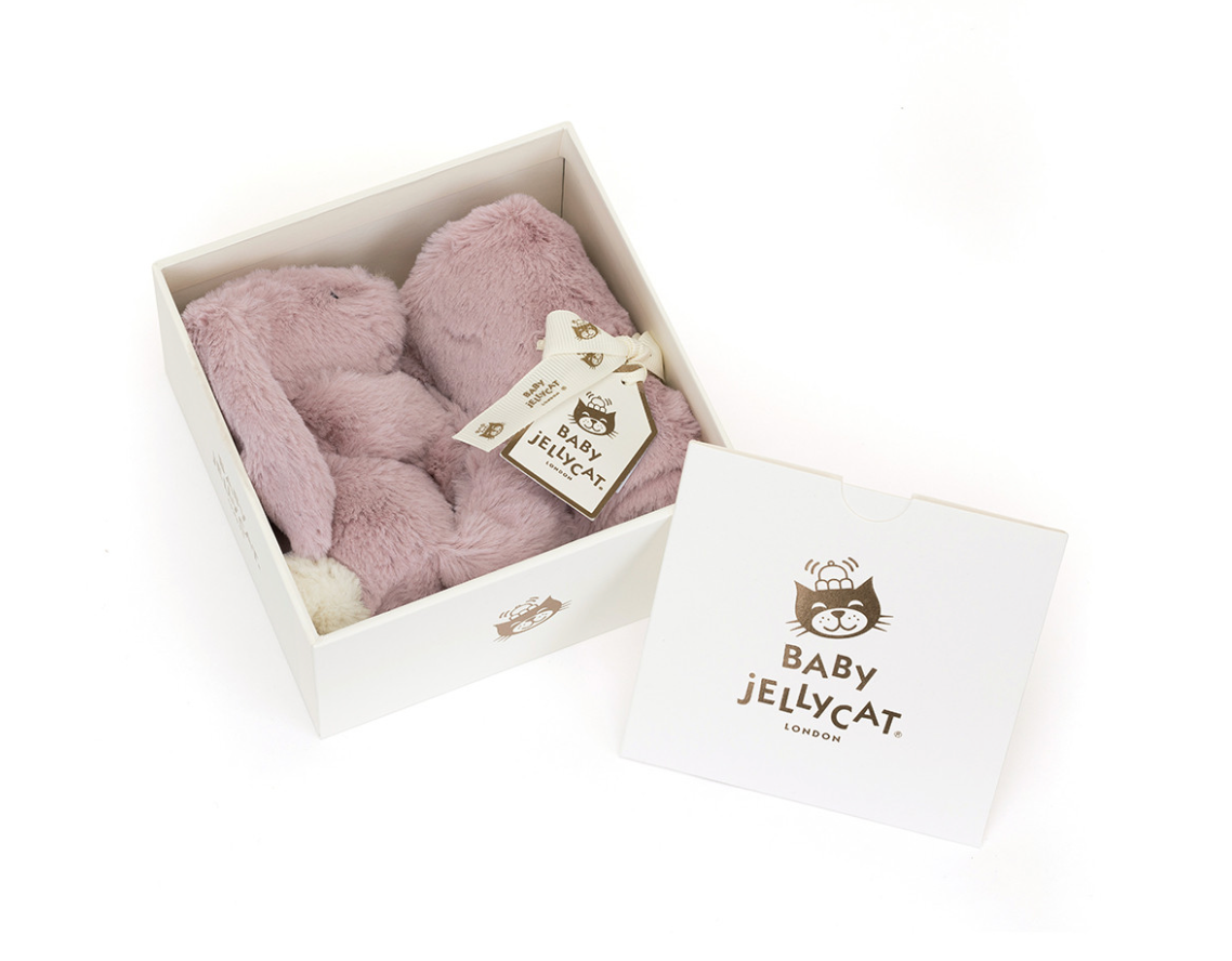 Bashful Luxe Bunny Rosa Soother- Jellycat