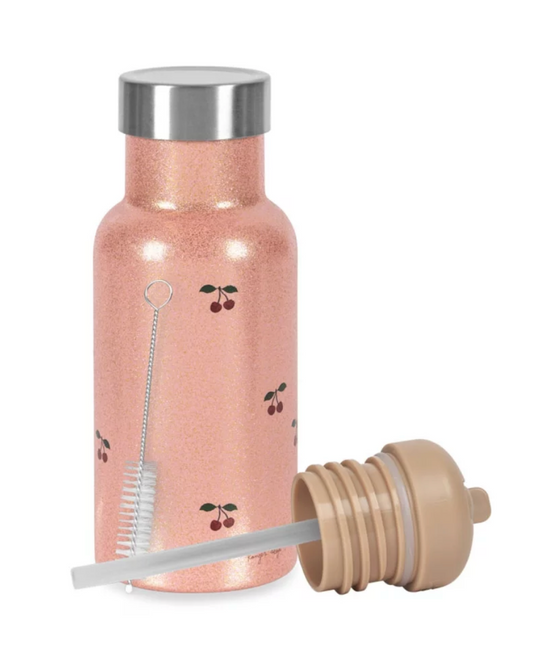 Cherry Glitter Thermos Bottle-Konges Slojd