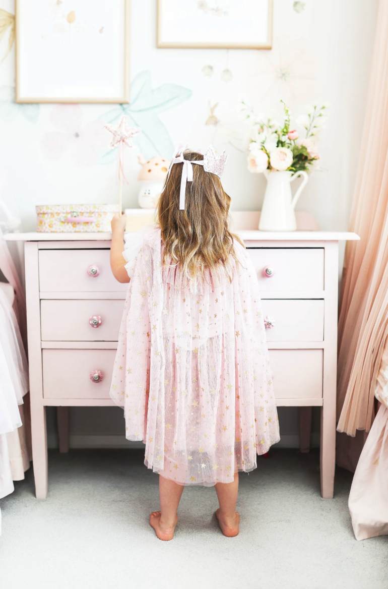 Blush Gold Star Cape- Alimrose