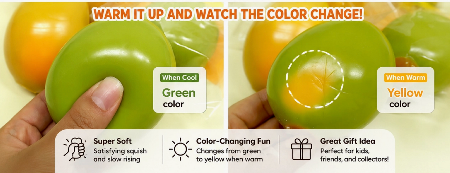 Mango Color-Changing Squishy Toy – K-Wonderland