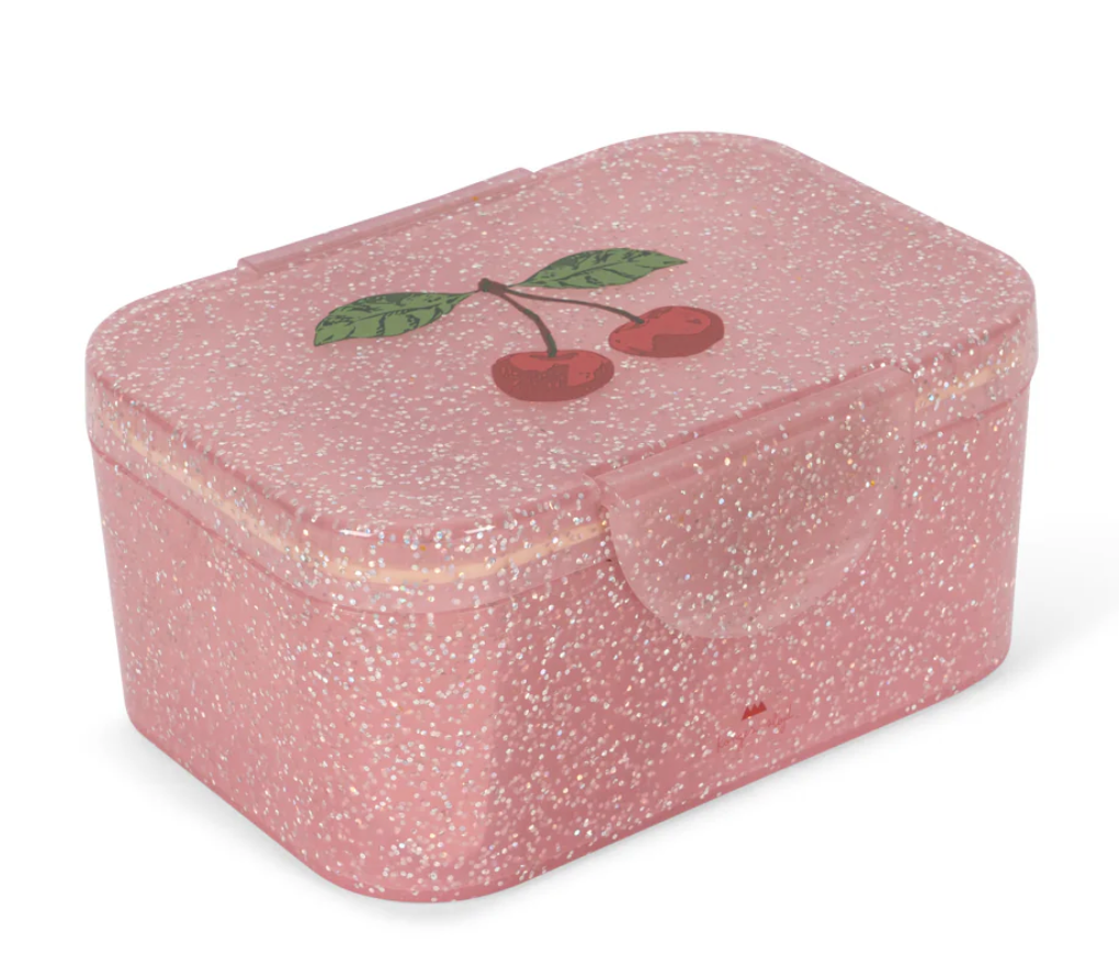 Cherry Glitter Lunch Box-Konges Slojd