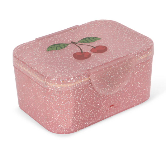 Cherry Glitter Lunch Box-Konges Slojd