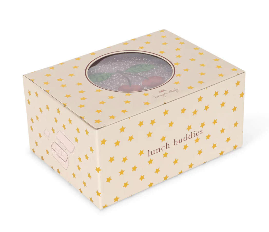 Cherry Glitter Lunch Box-Konges Slojd