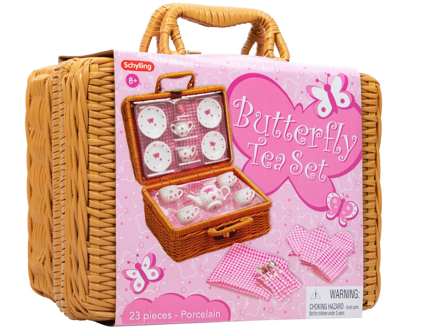Butterfly tea set basket - Schylling