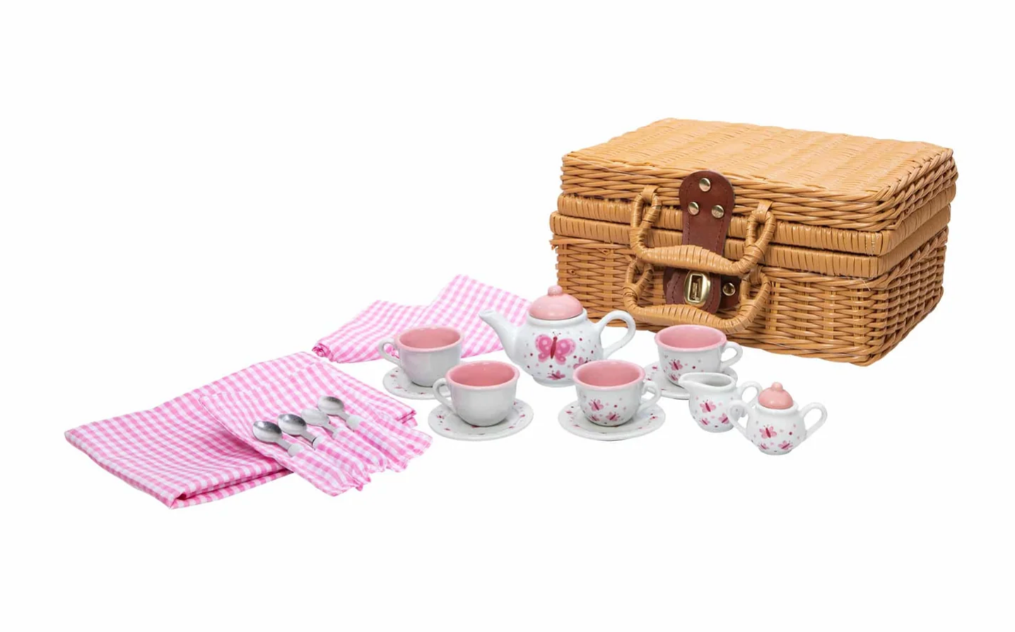 Butterfly tea set basket - Schylling