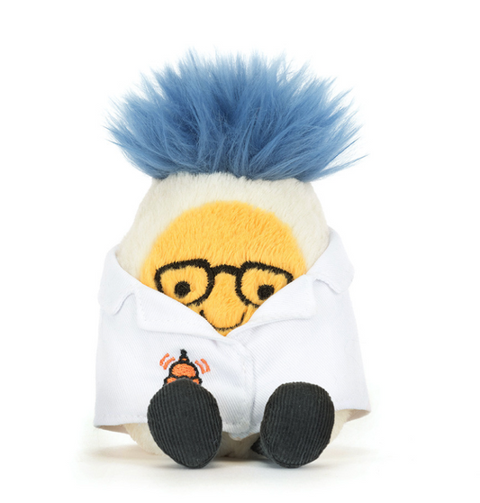 Amuseables Boiled Egg Scientist Outfit- Jellycat