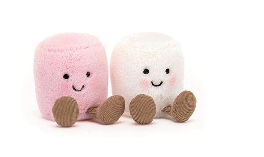 Amuseables Pink and White Marshmallows- Jellycat