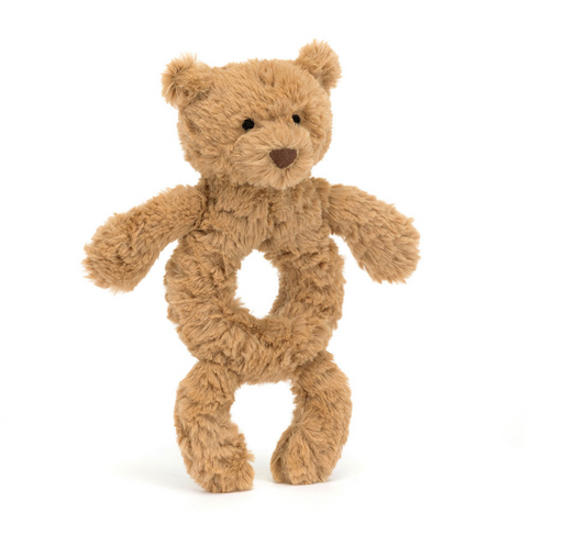 Bartholomew Bear Ring Rattle - Jellycat