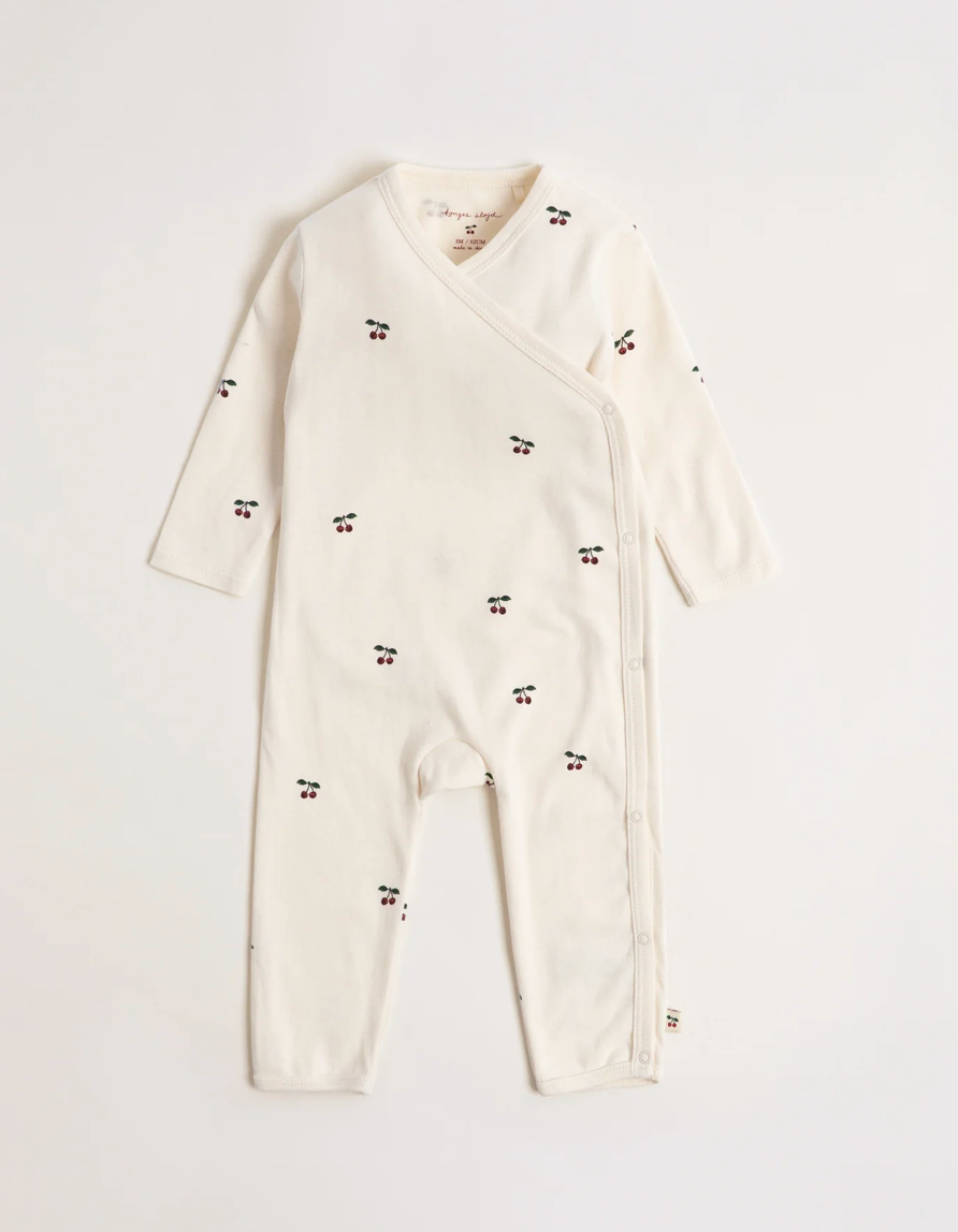 Cherry Wrap Romper -Konges Slojd