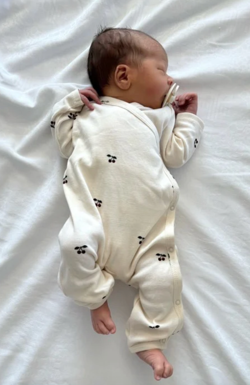 Cherry Wrap Romper -Konges Slojd