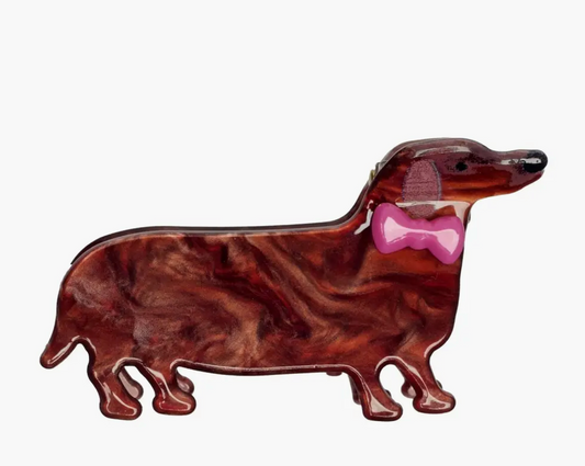 Morris Sausage Dog Claw Hair Clip - Rockahula