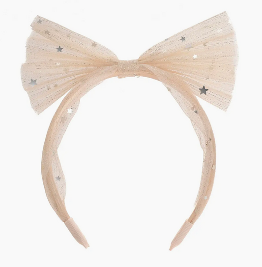 Shimmer Tulle Bow Headband - Rockahula