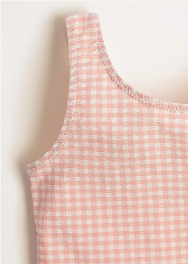 Etta Seersucker Cherry Swimsuit- Konges Slojd FW26