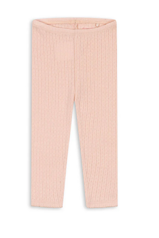 Minnie Pointelle Blush Legging - Konges Slojd FW26