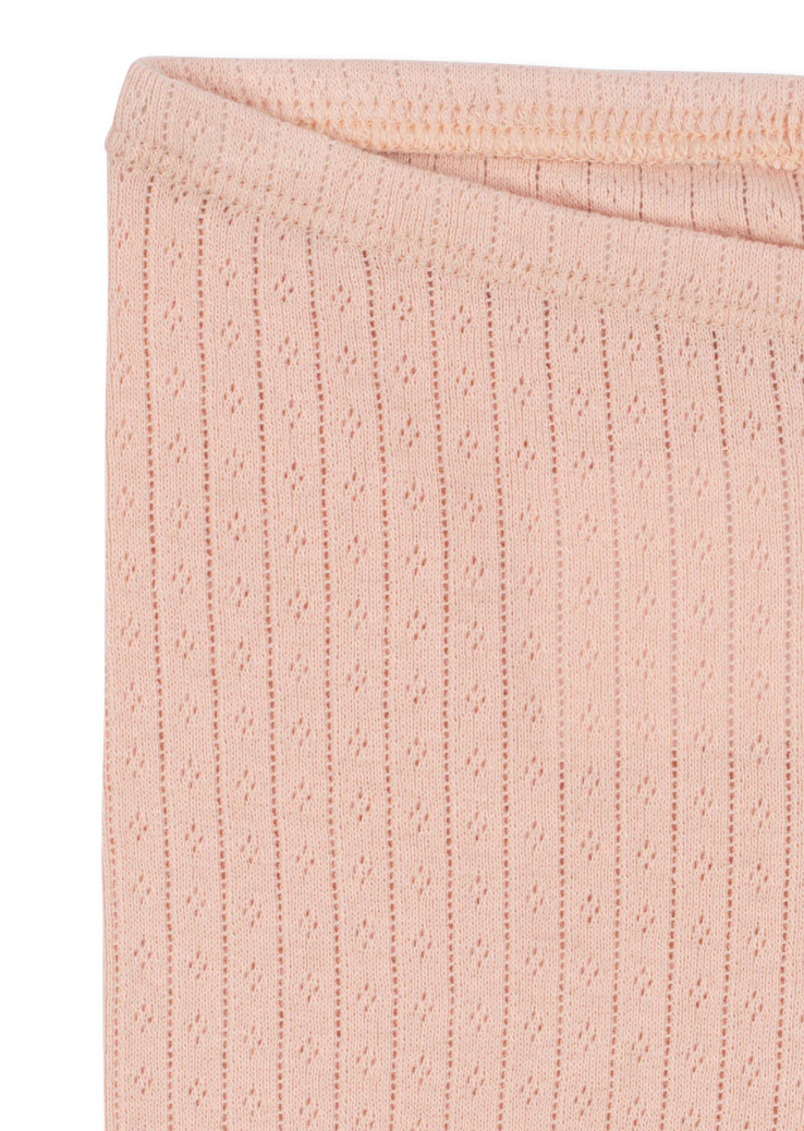 Minnie Pointelle Blush Legging - Konges Slojd FW26