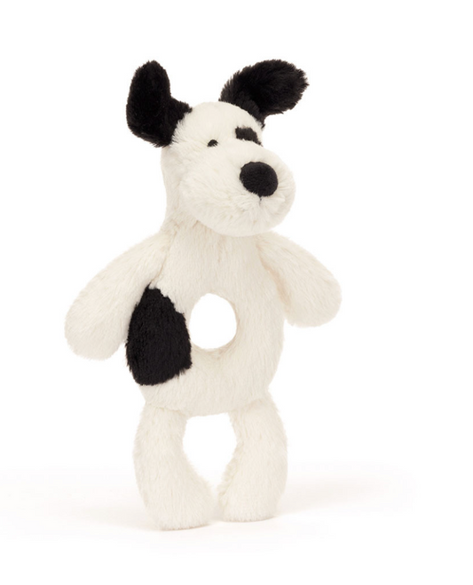 Bashful Puppy Ring Rattle - Jellycat