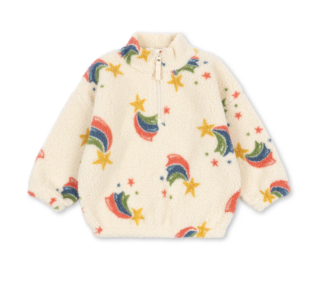 Jody Rainbow Star Fleece Jacket - Konges Slojd