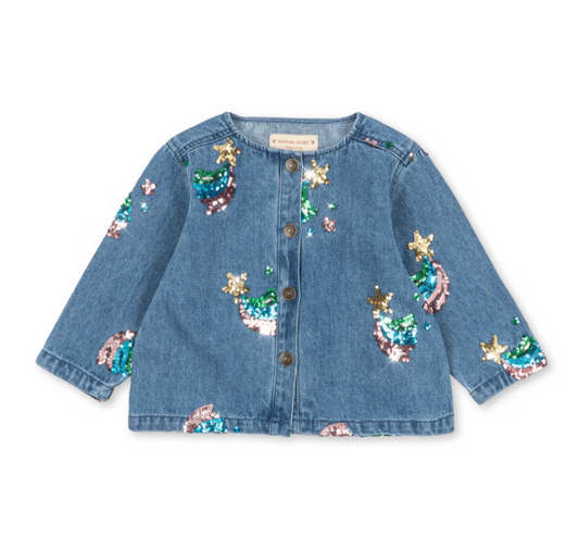 Magot Sequin Denim Jacket - Konges Slojd FW26