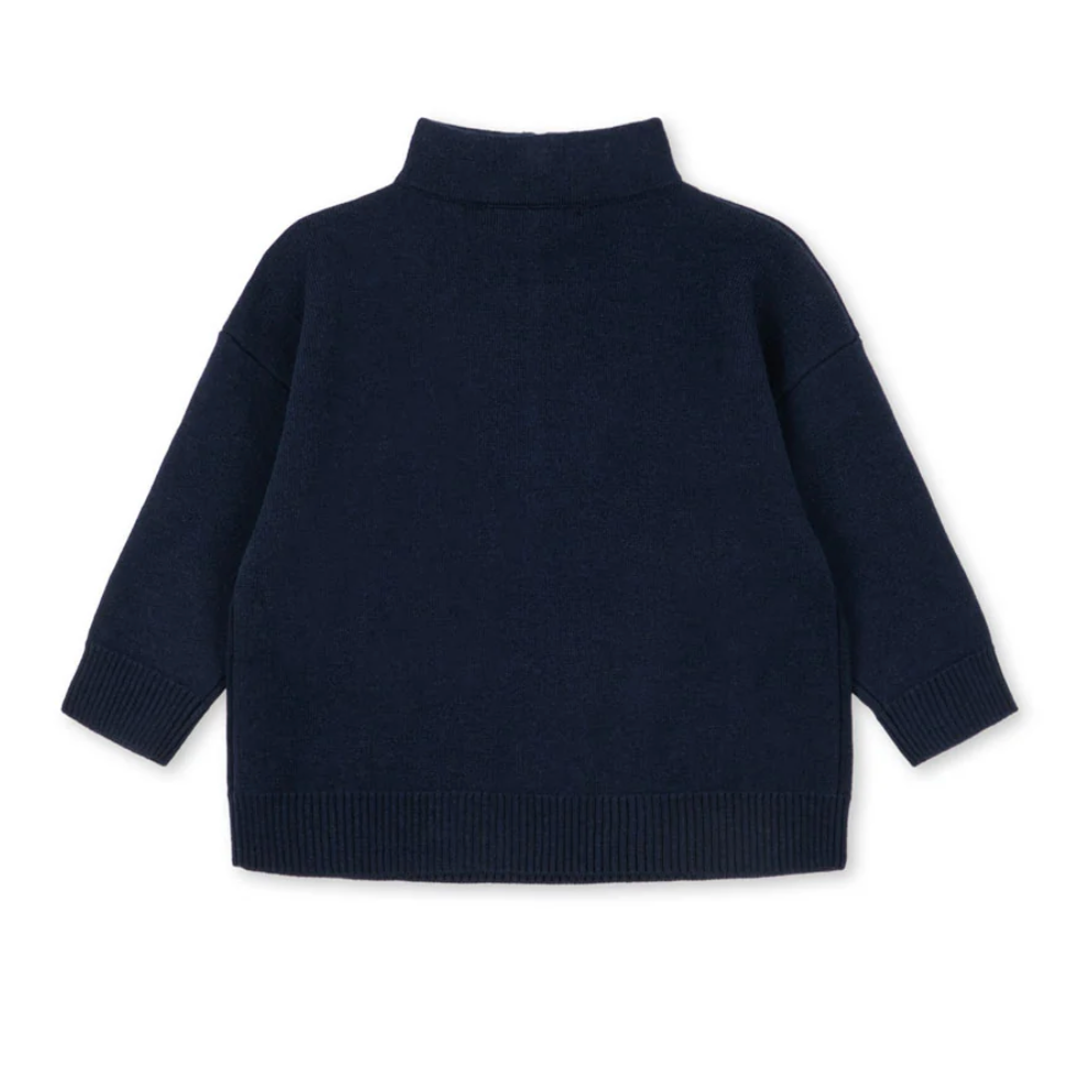 Mano Cotton Half Zip Sweater - Konges Slojd FW26