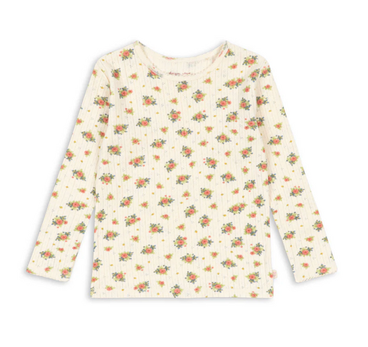 Minnie Pointelle Rosetto Blouse -Konges Slojd FW26