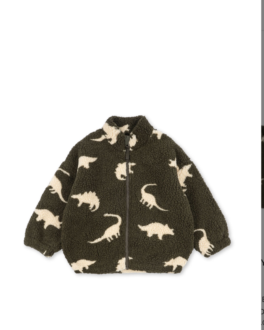 Jody Dinosaur Fleece Jacket - Konges Slojd