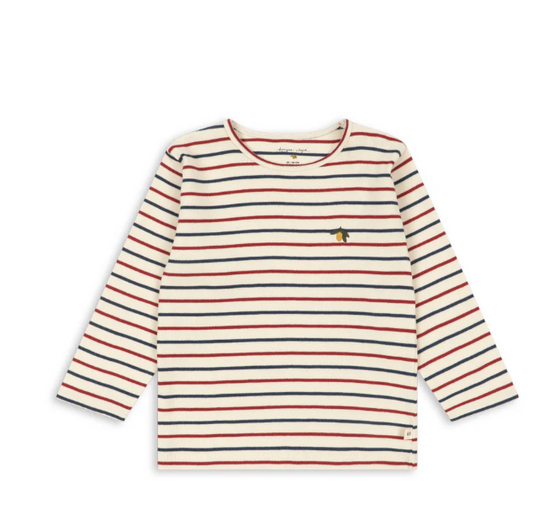 Voco Striped Modal Blouse -Konges Slojd FW26