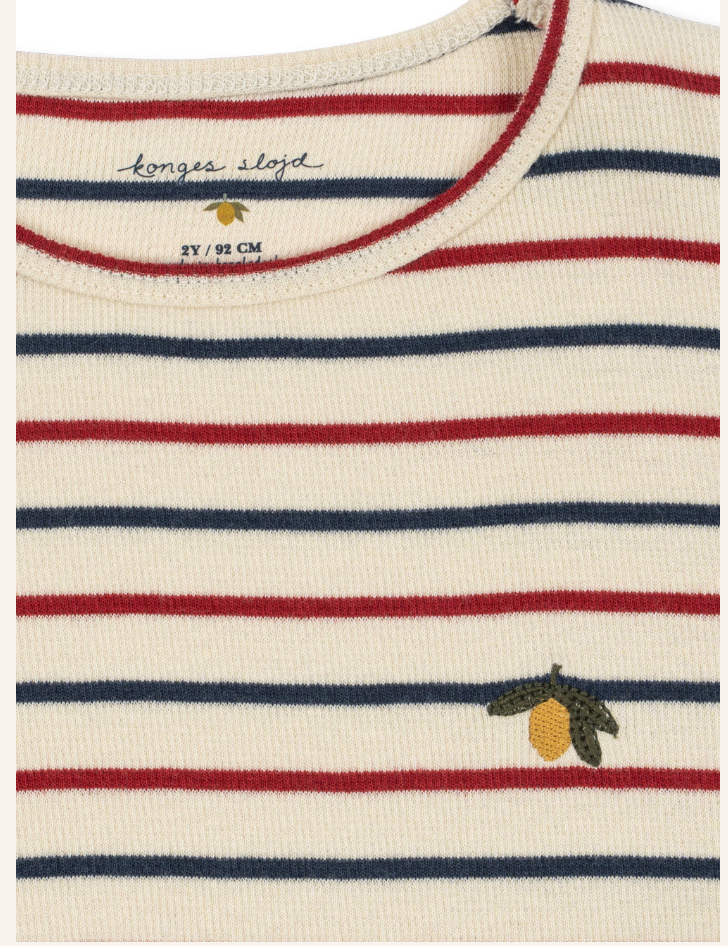Voco Striped Modal Blouse -Konges Slojd FW26
