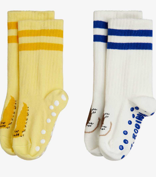 Worm 2PK Anti-Slip Sock -Mini Rodini FW26
