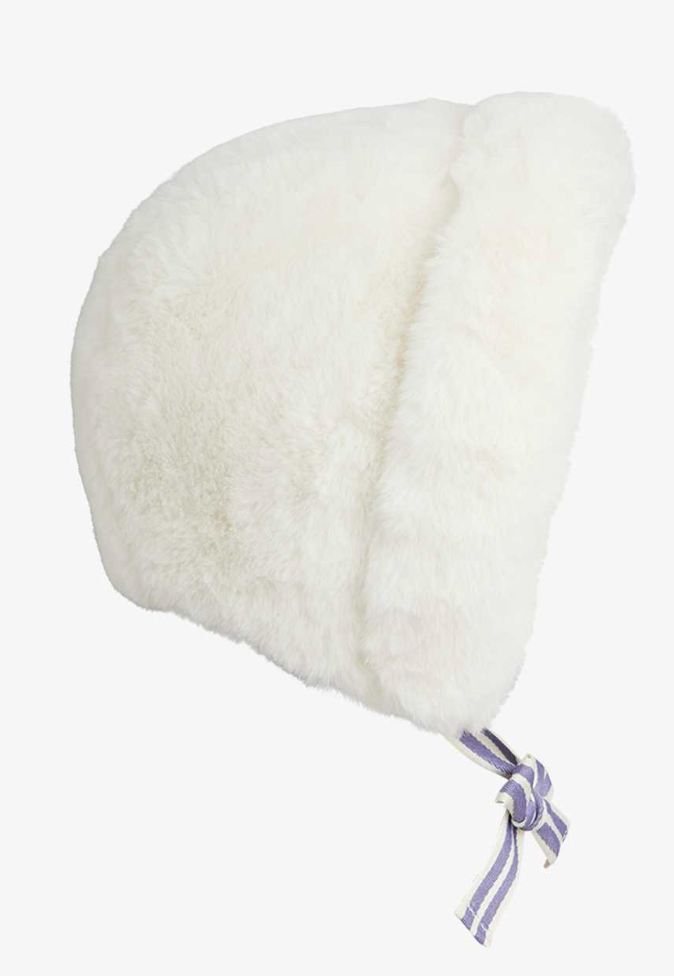 Faux Fur Fold Up Hat -Mini Rodini FW26