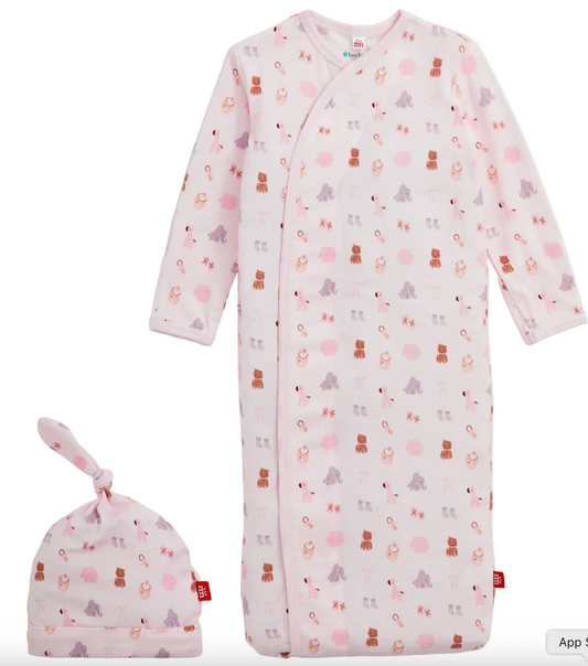 Apple Blossom Modal Gown and Hat Set - Magnetic Me FW26