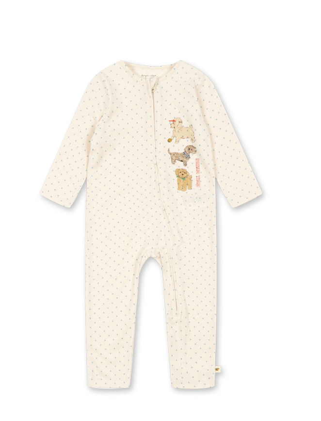 Gio Dot Dog Zip Romper -Konges Slojd FW26