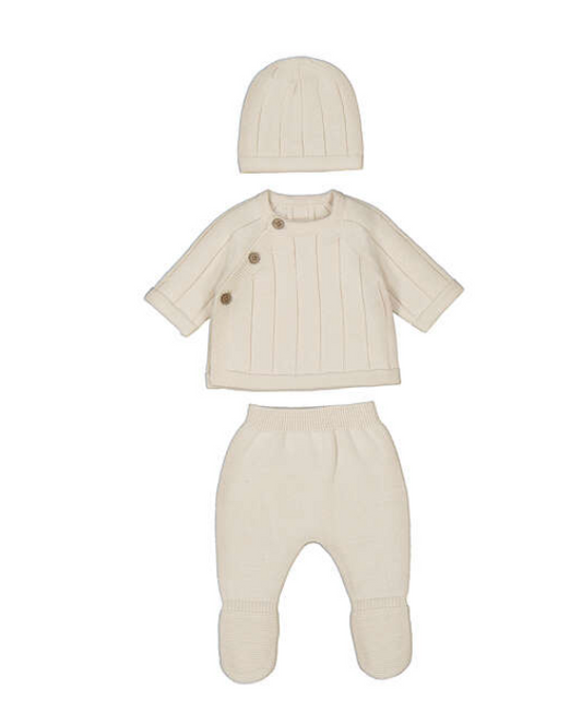 3pc Knit Ribbed Set- Mayoral FW26