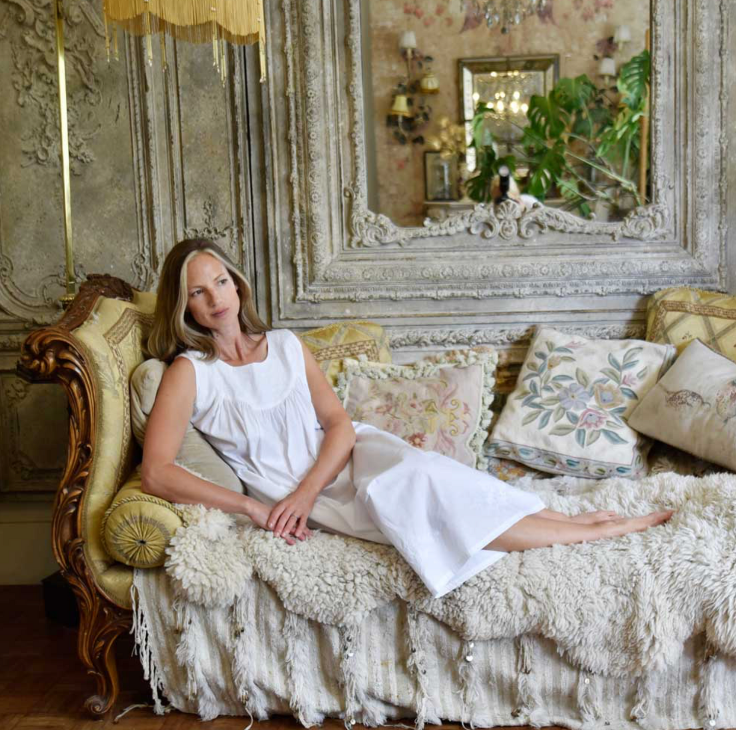 Hazel Sleeveless Nightgown - Powell Craft