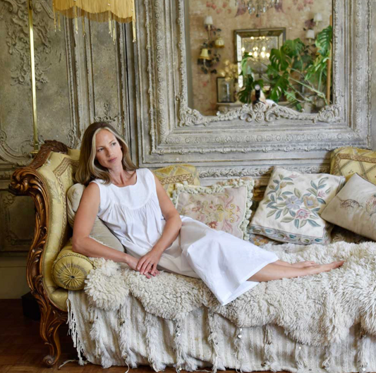 Hazel Sleeveless Nightgown - Powell Craft