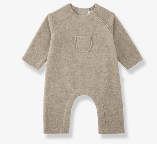 Dijon Fleece Romper- One More in the Family FW26