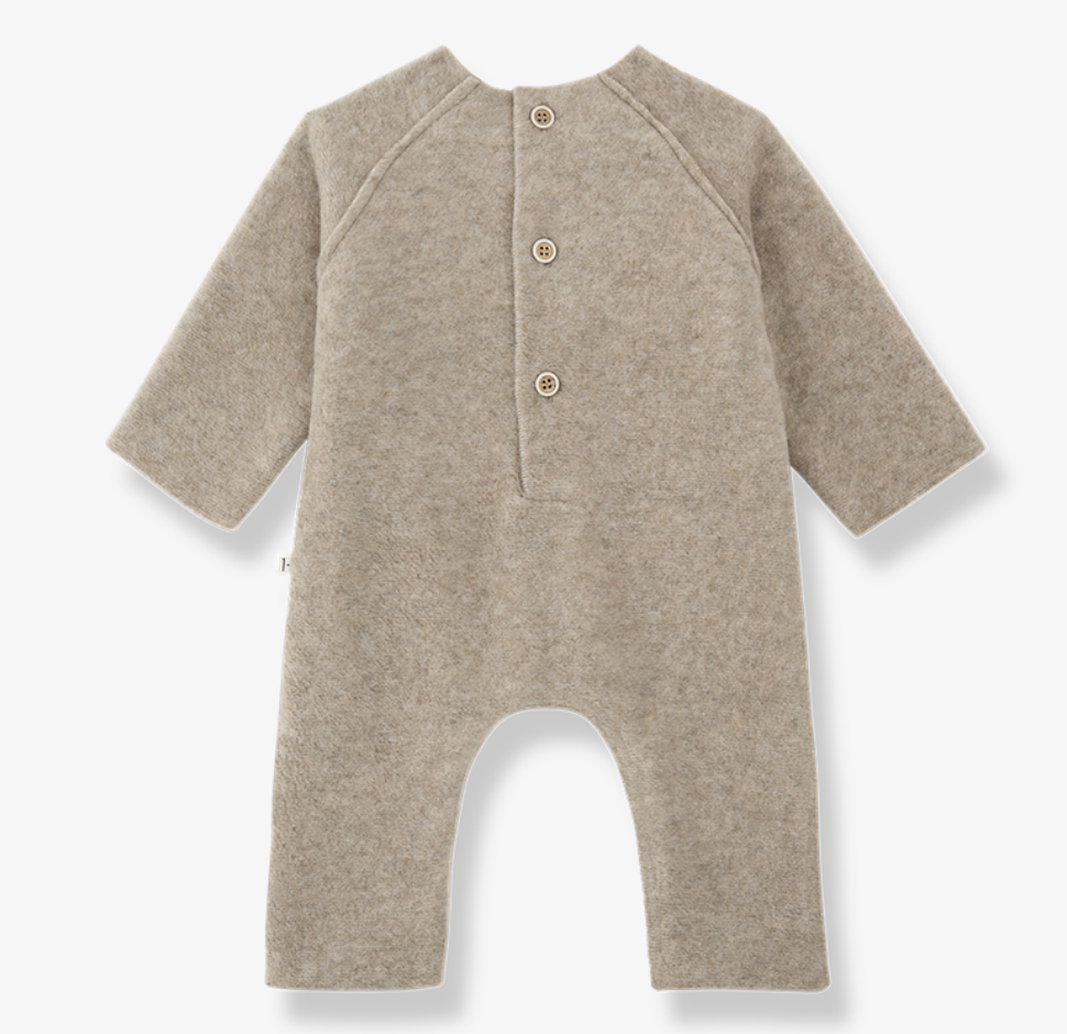 Dijon Fleece Romper- One More in the Family FW26