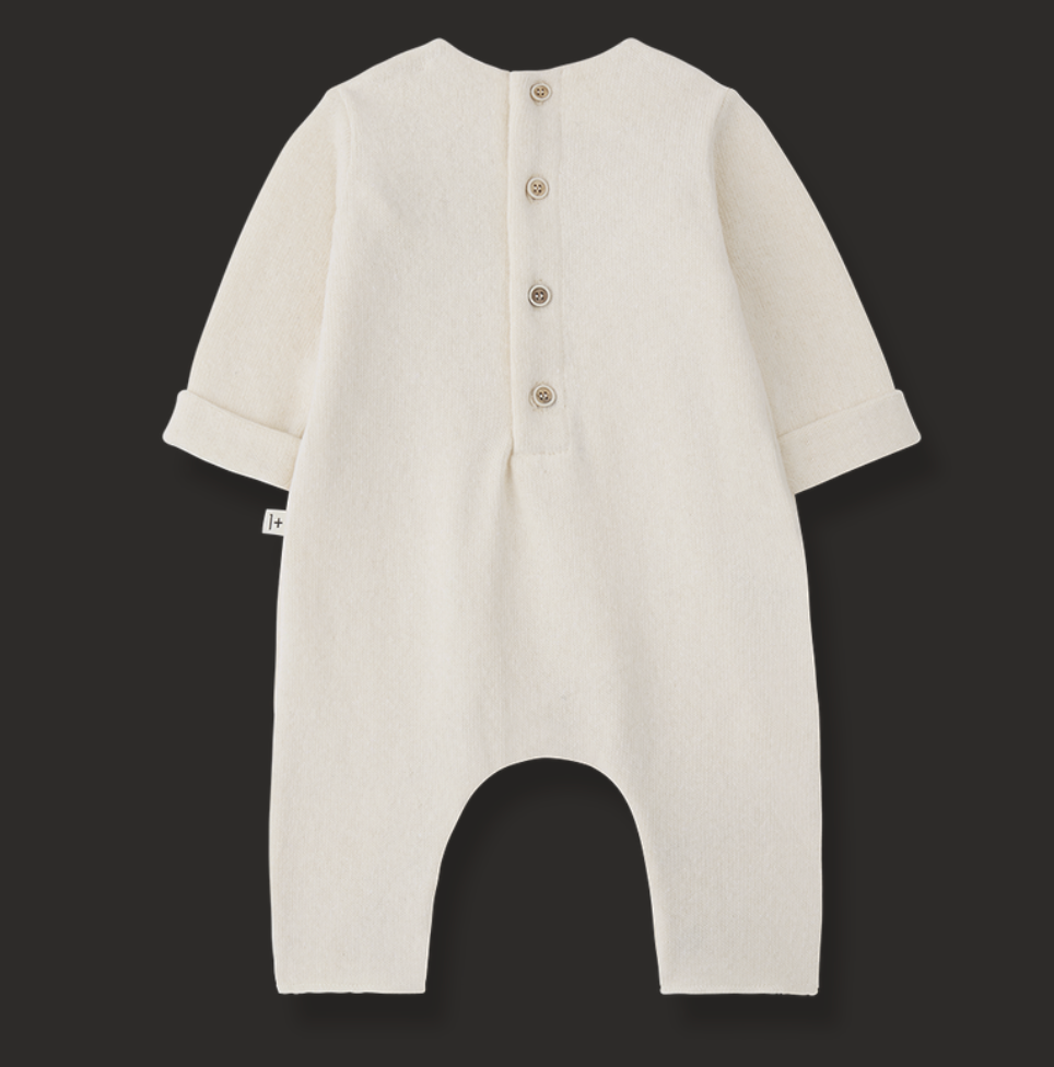 Merignac Knit Trim Romper- One More in the Family FW26