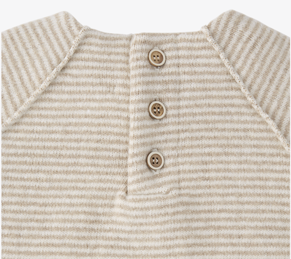 Laval Striped Romper- One More in the Family FW26