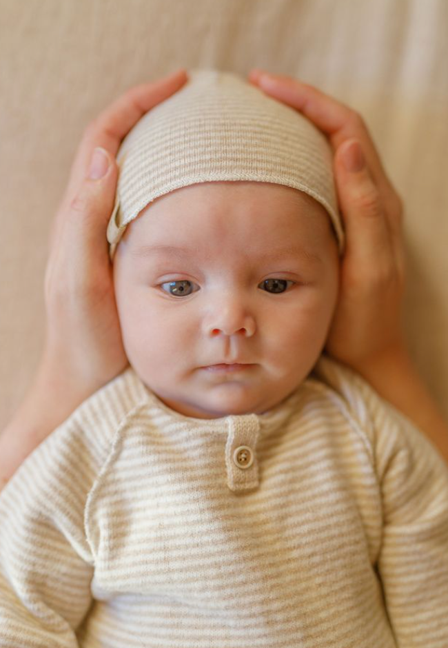 Laval Striped Romper- One More in the Family FW26