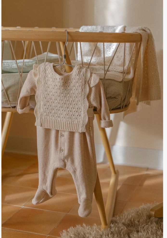Orleans Striped Footie-One More in the Family FW26
