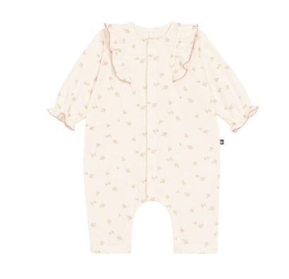 Floral Ruffle Romper -Petit Bateau FW26