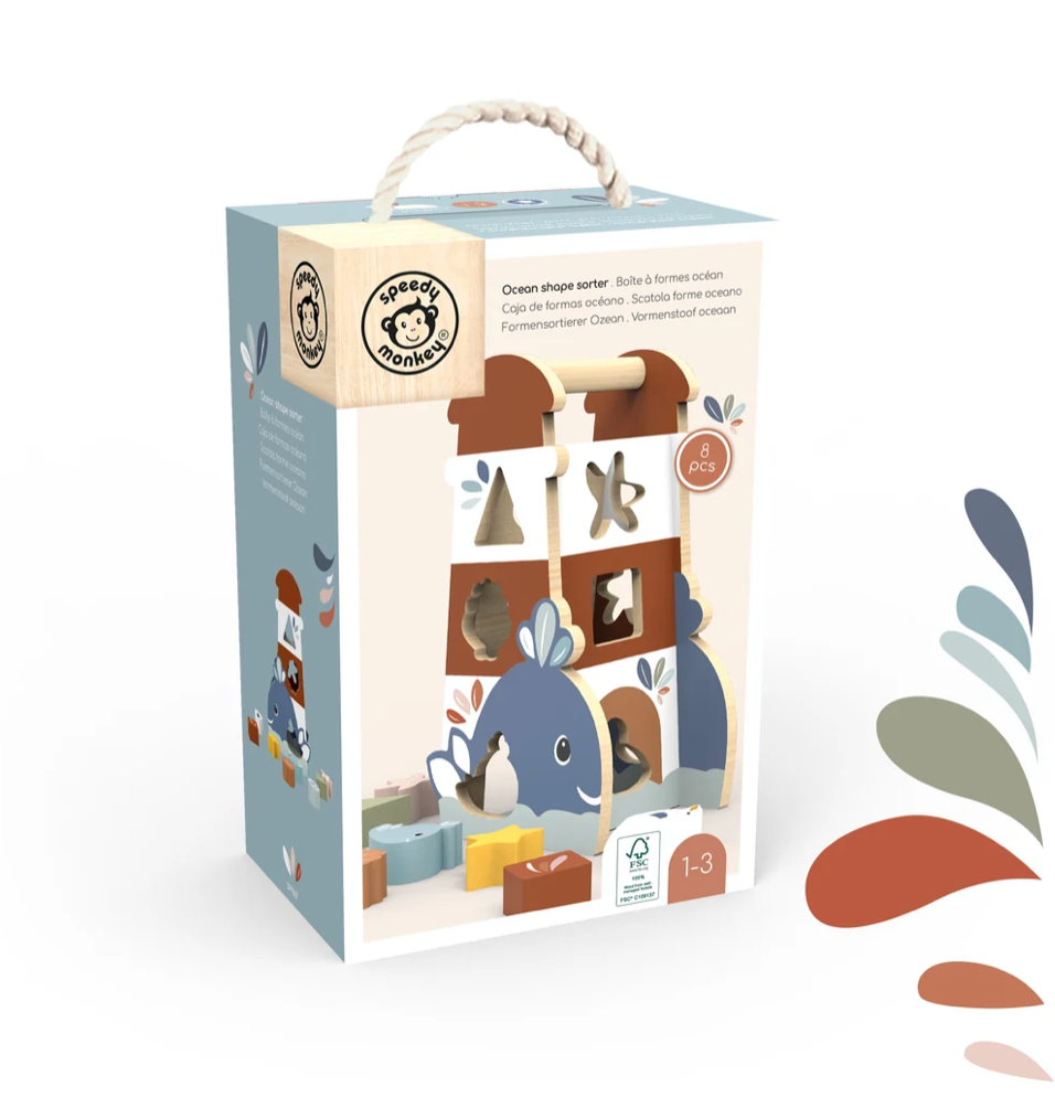 Ocean Shape Sorter - Speedy Monkey