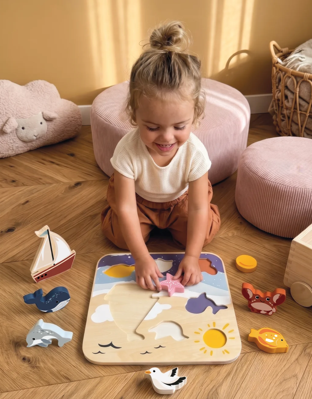 Jumbo Ocean Chunky Puzzle -Speedy Monkey