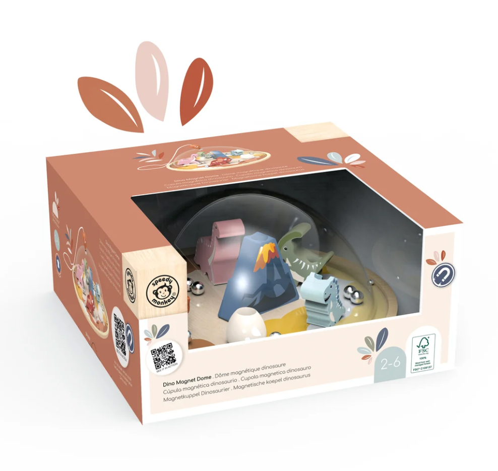 Dino Magnet Dome - Speedy Monkey