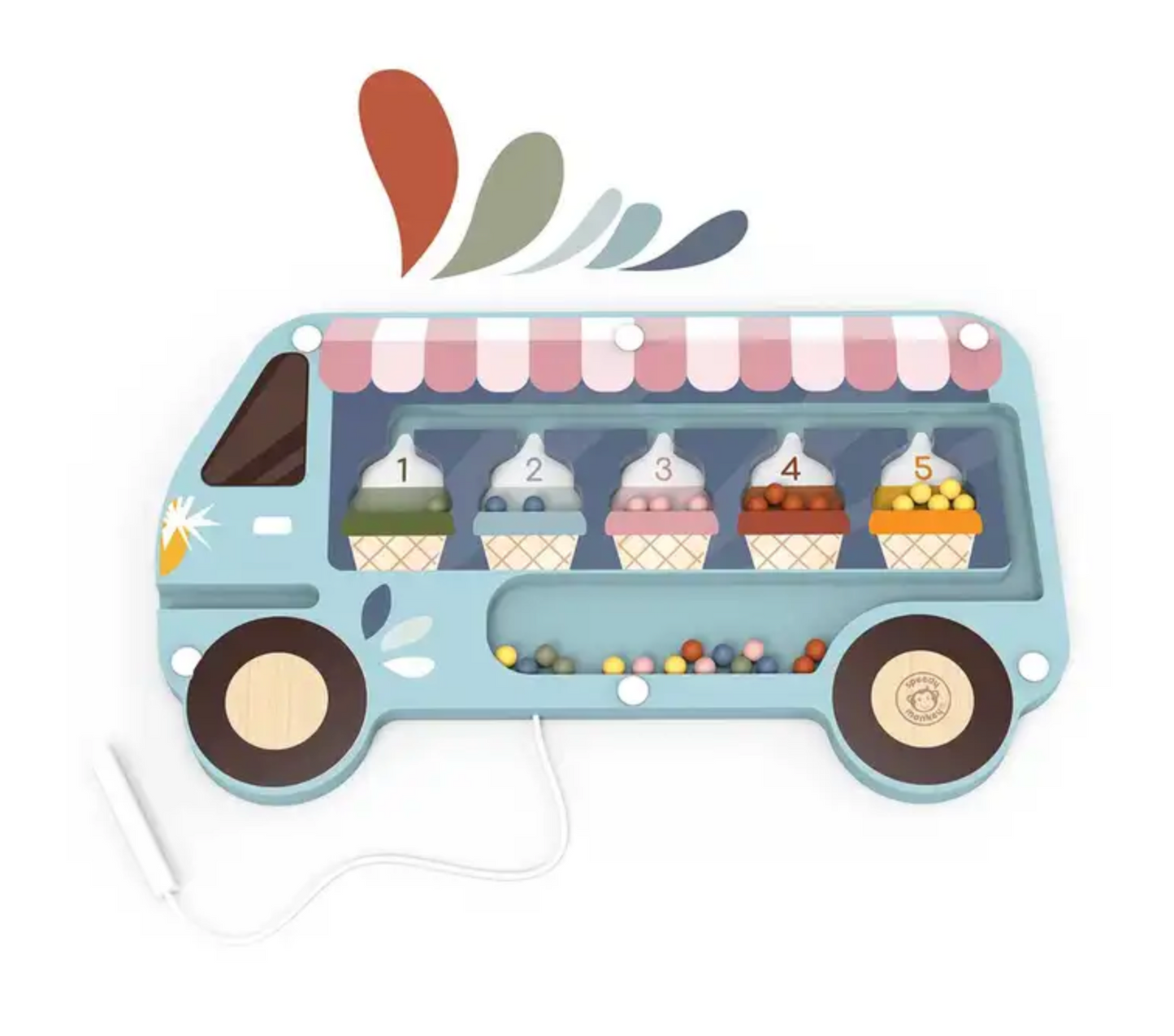 Ice Cream Magnetic Maze -Speedy Monkey