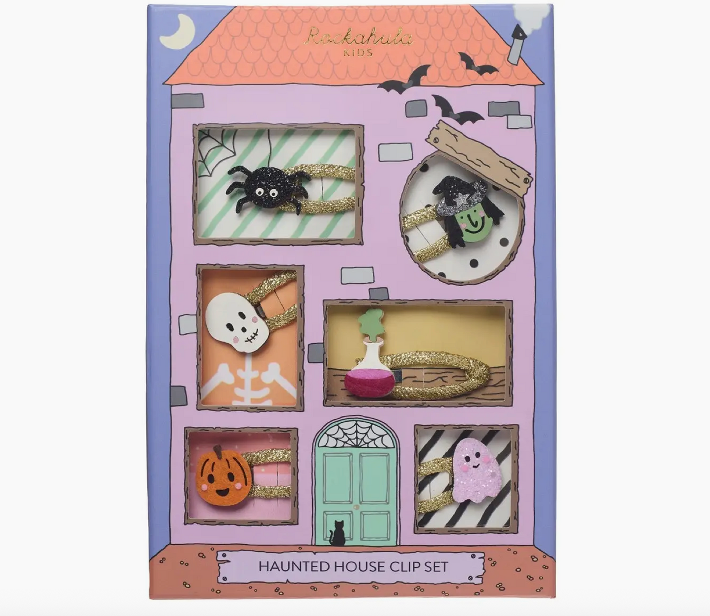 Haunted House Hair Clip Set - Rockahula Kids