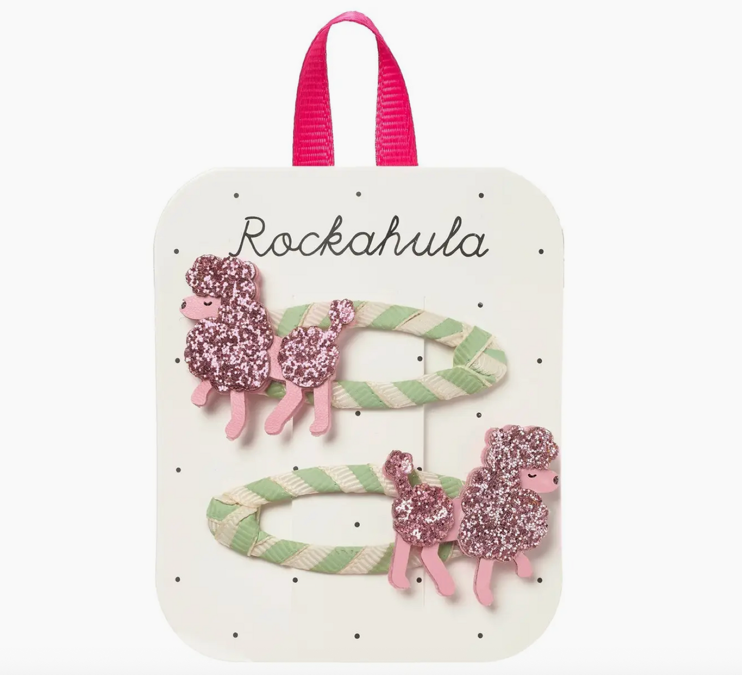 Pretty in Pink Poodle Clips - Rockahula Kids