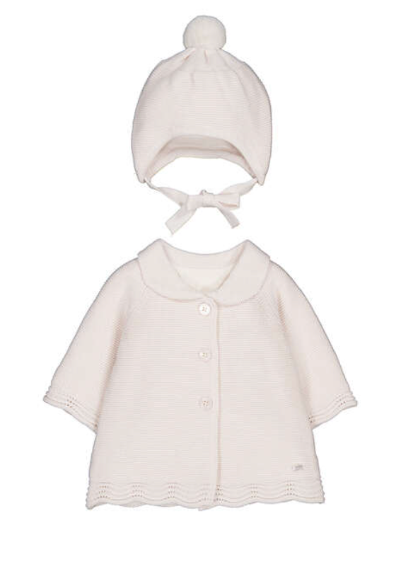 Knit Sweater Coat w Hat- Mayoral FW26