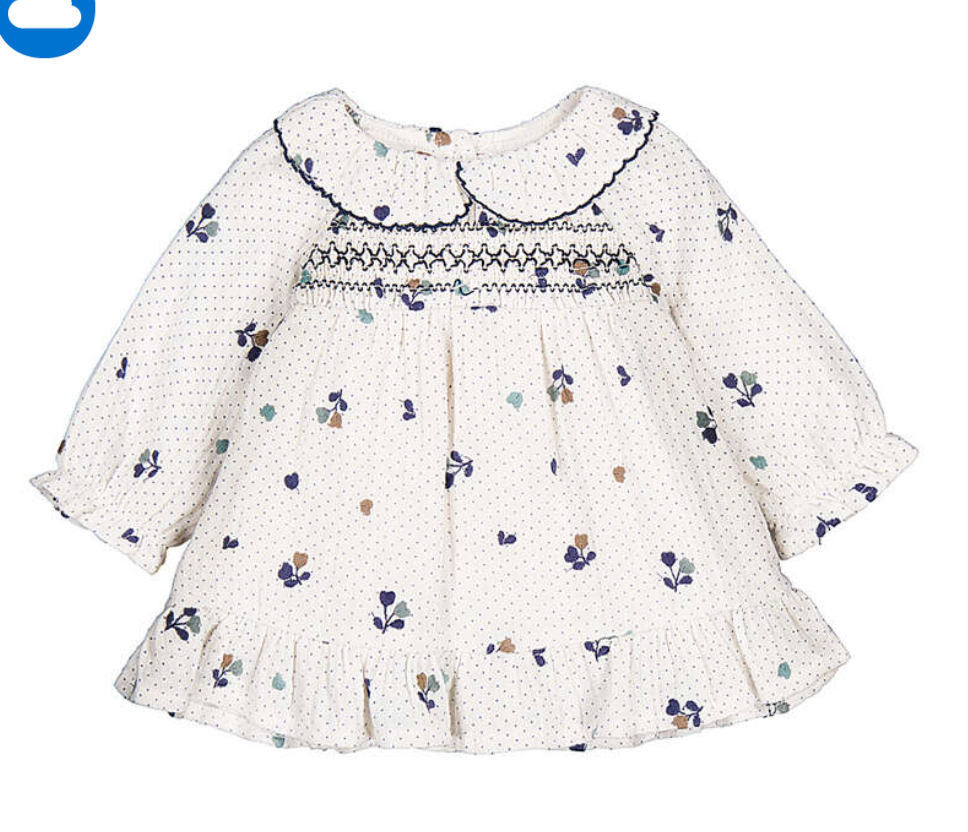 Ditsy Blue Floral Dress- Mayoral FW26
